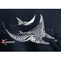 Sweat-Shirt Bio Zippé Capuche Femme le Requin Baleine Sweat-Shirt Bio Zippé Capuche Femme le Requin Baleine