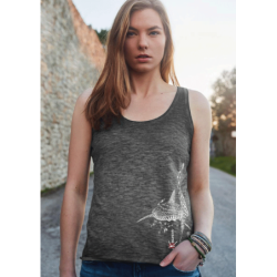 Débardeur délavé Femme Le Requin Baleine