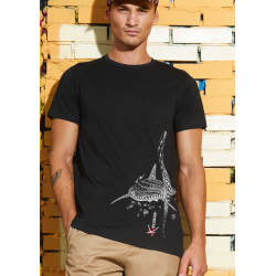 Tee-shirt Col Rond Le Requin Baleine
