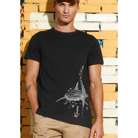Tee-shirt Col Rond Le Requin Baleine