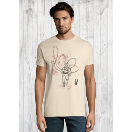 Tee-shirt Adulte La Pieuvre et Le Scaphandrier