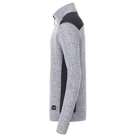 Veste polaire tricoté col zippé Le Mérou