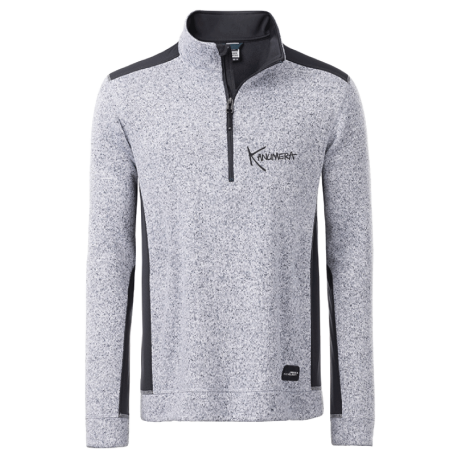 Veste polaire tricoté col zippé Le Mérou
