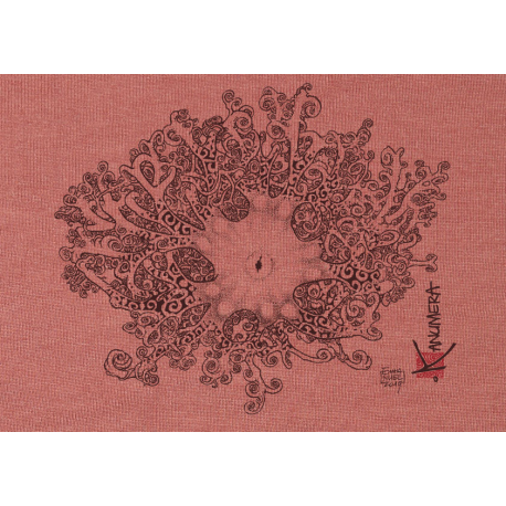 (New) Tee-shirt moulant Femme Le Requin Tatoo (Impression Poitrine)