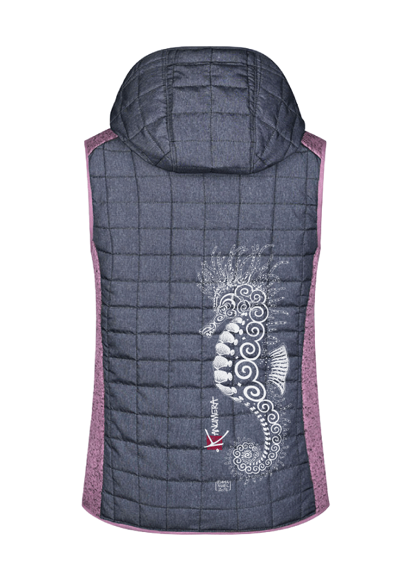 Gilet Tricoté Hybride Femme L'Hippocampe Tatoo