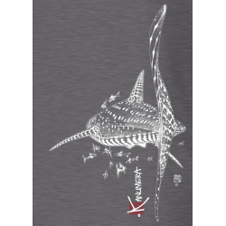 T-Shirt Henley Manches Courtes Le Requin Baleine 2