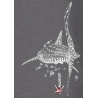 T-Shirt Henley Manches Courtes Le Requin Baleine