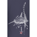 Tee-shirt Bio Femme avec poche Le Requin Baleine Tee-shirt Bio Femme avec poche Le Requin Baleine