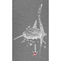 Tee-shirt Bio Femme avec poche Le Requin Baleine  Tee-shirt Bio Femme avec poche Le Requin Baleine