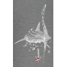 Tee-shirt Bio Femme avec poche Le Requin Baleine 