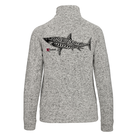 Veste Femme en Polaire tricoté Le Requin Tatoo