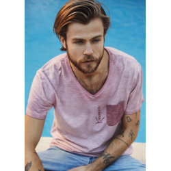 Tee-shirt delave la Pieuvre Tatoo
