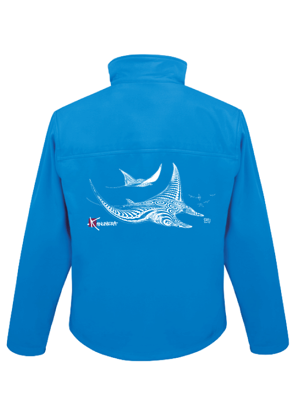 Veste zippée homme Softshell Les Raies Tatoos