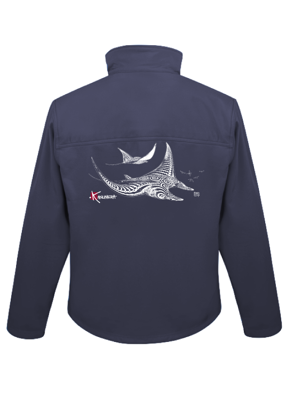 Veste zippée homme Softshell Les Raies Tatoos