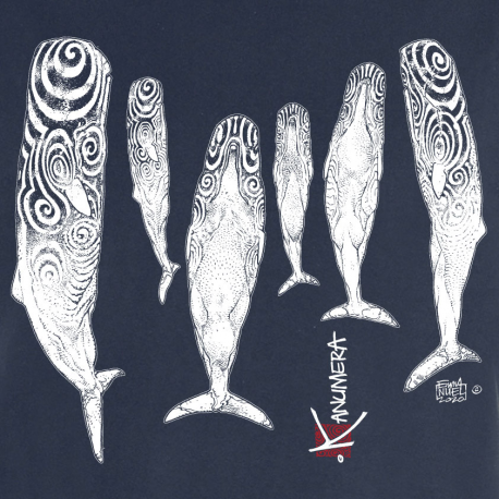 Sperm Whales Adult T-Shirt