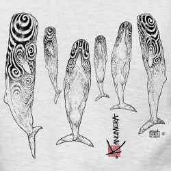 Sperm Whales Adult T-Shirt 2