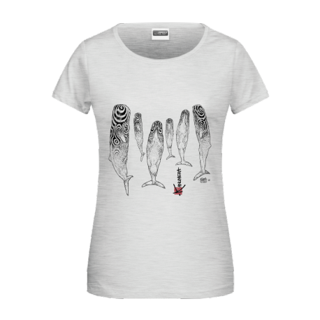 Sperm Whales Ladies T-shirt