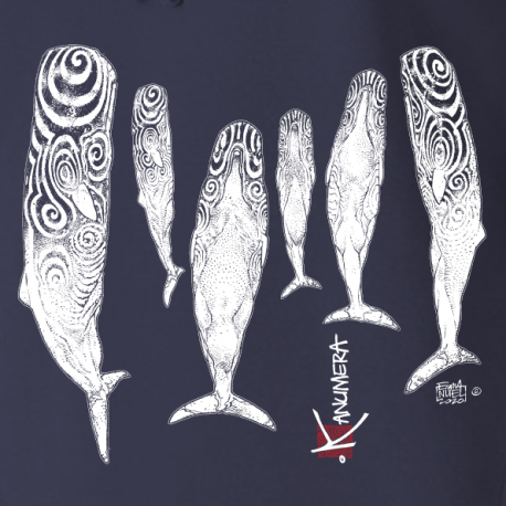 Sperm Whales Organic Sweat-shirt