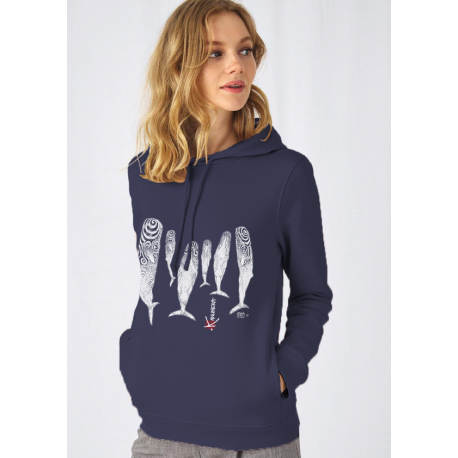 Sperm Whales Organic Ladies Sweat-shirt
