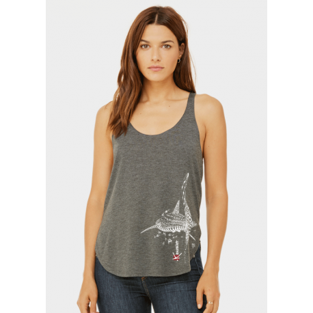 Whale Shark Women's Flowy Side Slit Tank