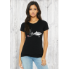 Tee-shirt Bio Femme Le Requin Blanc et la Plongeuse