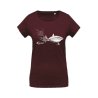 Tee-shirt Bio Femme Le Requin Blanc et la Plongeuse
