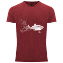 White Shark and Diver Men's organic T-shirt White Shark and Diver Men's organic T-shirt