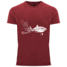 White Shark and Diver Men's organic T-shirt