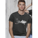 White Shark and Diver Men's organic T-shirt White Shark and Diver Men's organic T-shirt