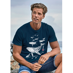 Whales Men's organic T-shirt