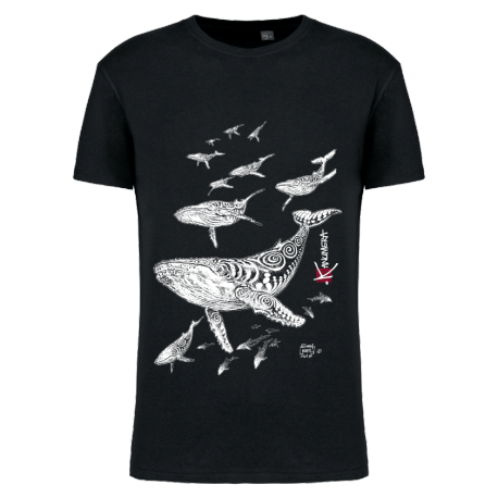 Tee-shirt Bio Le Champ des Baleines