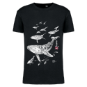 Tee-shirt Bio Le Champ des Baleines Tee-shirt Bio Le Champ des Baleines