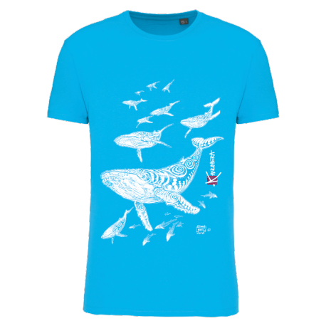 Tee-shirt Bio Le Champ des Baleines