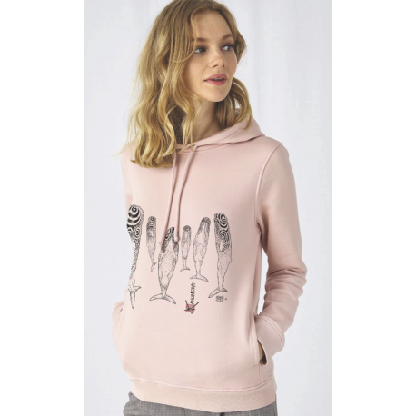 Sperm Whales Organic Ladies Sweat-shirt