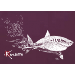 Tee-shirt Enfant Le Requin et Le Plongeur