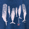 Polo Teinte délavée Manches Courtes Les Baleines Tatoos Polo Teinte délavée Manches Courtes Les Baleines Tatoos