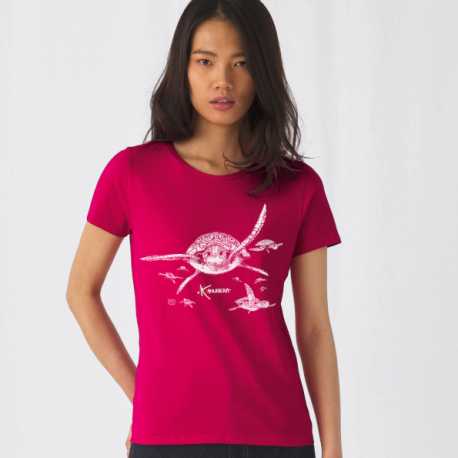 Turtles Ladies’ organic cotton crew neck T-shirt