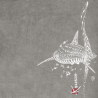 Tee-shirt délavé Le Requin Baleine