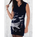 Robe sans manches Le Champ des Baleines