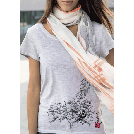 Tee-shirt femme l'Attaque des Requins