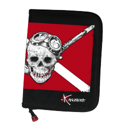 Pochette Carnet de Plongée Drapeau Pirate Plongée