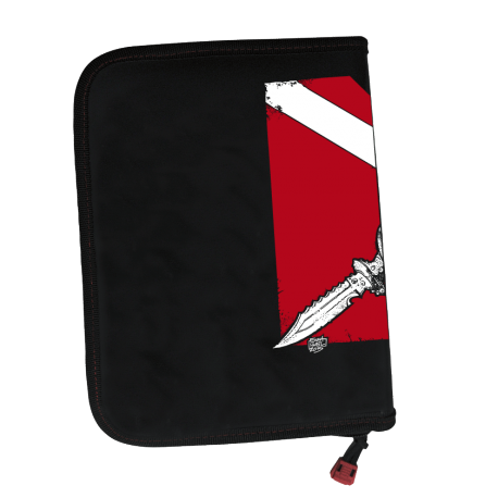 Pochette Carnet de Plongée Drapeau Pirate Plongée