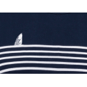Shark Fin Men’s long-sleeved Breton stripe top