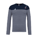 Shark Fin Men’s long-sleeved Breton stripe top