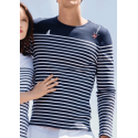 Shark Fin Men’s long-sleeved Breton stripe top