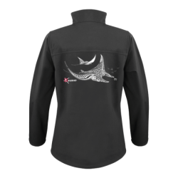 Veste zippée femme Softshell Les Raies Tatoos