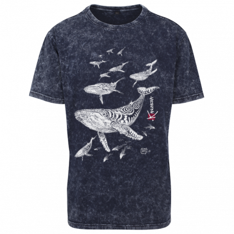 Tee-shirt délavé Le Champ de Baleines