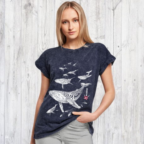 Whales Vintage T-shirt