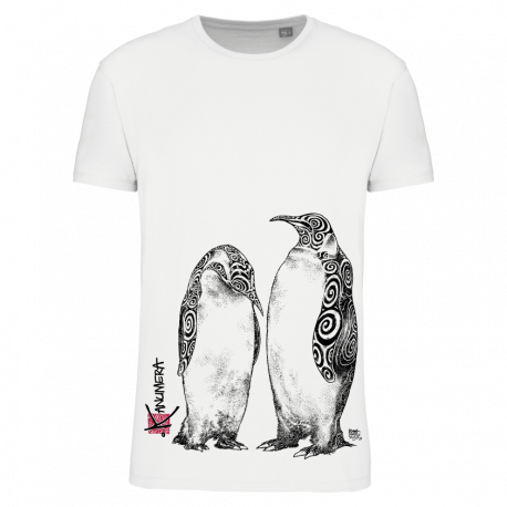 Penguins Organic Adult T-shirt