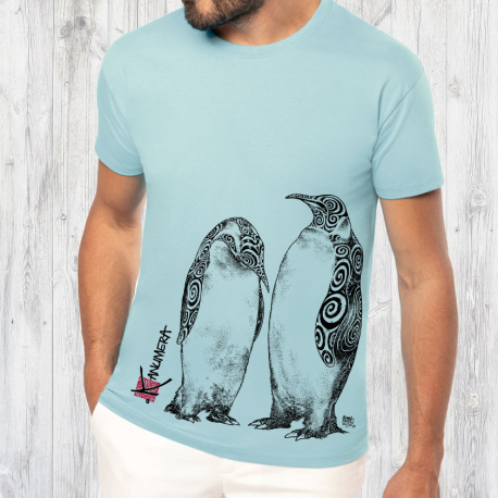 Penguins Organic Adult T-shirt